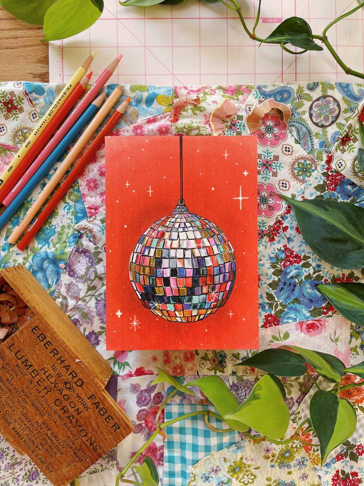 Disco Days | 5x7 Print for wholesale by Everyday Antonia Mae