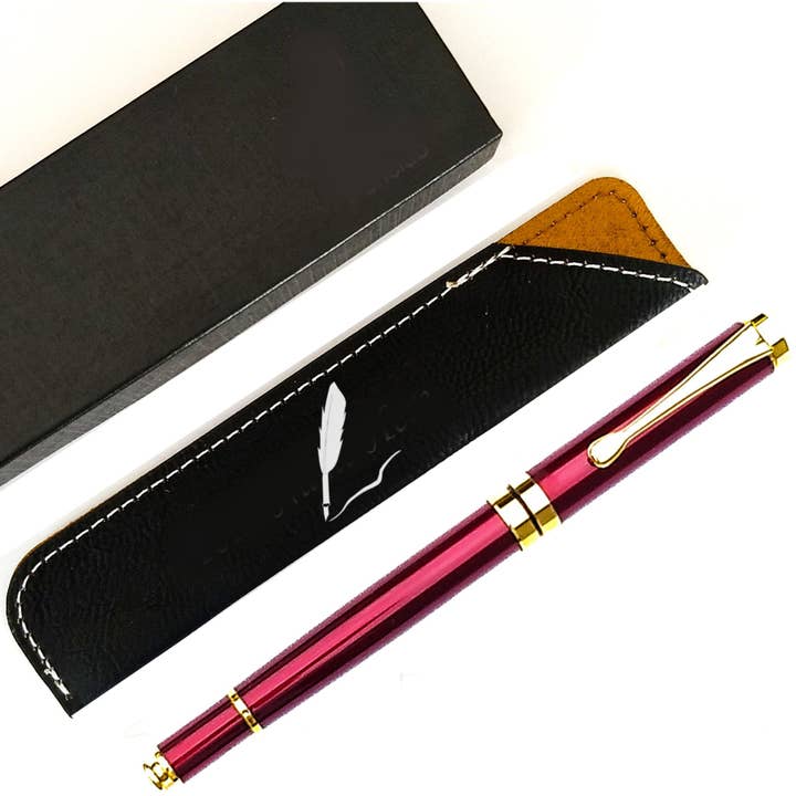 Mirrored Scarlet Pen Set for wholesale by Penclub
