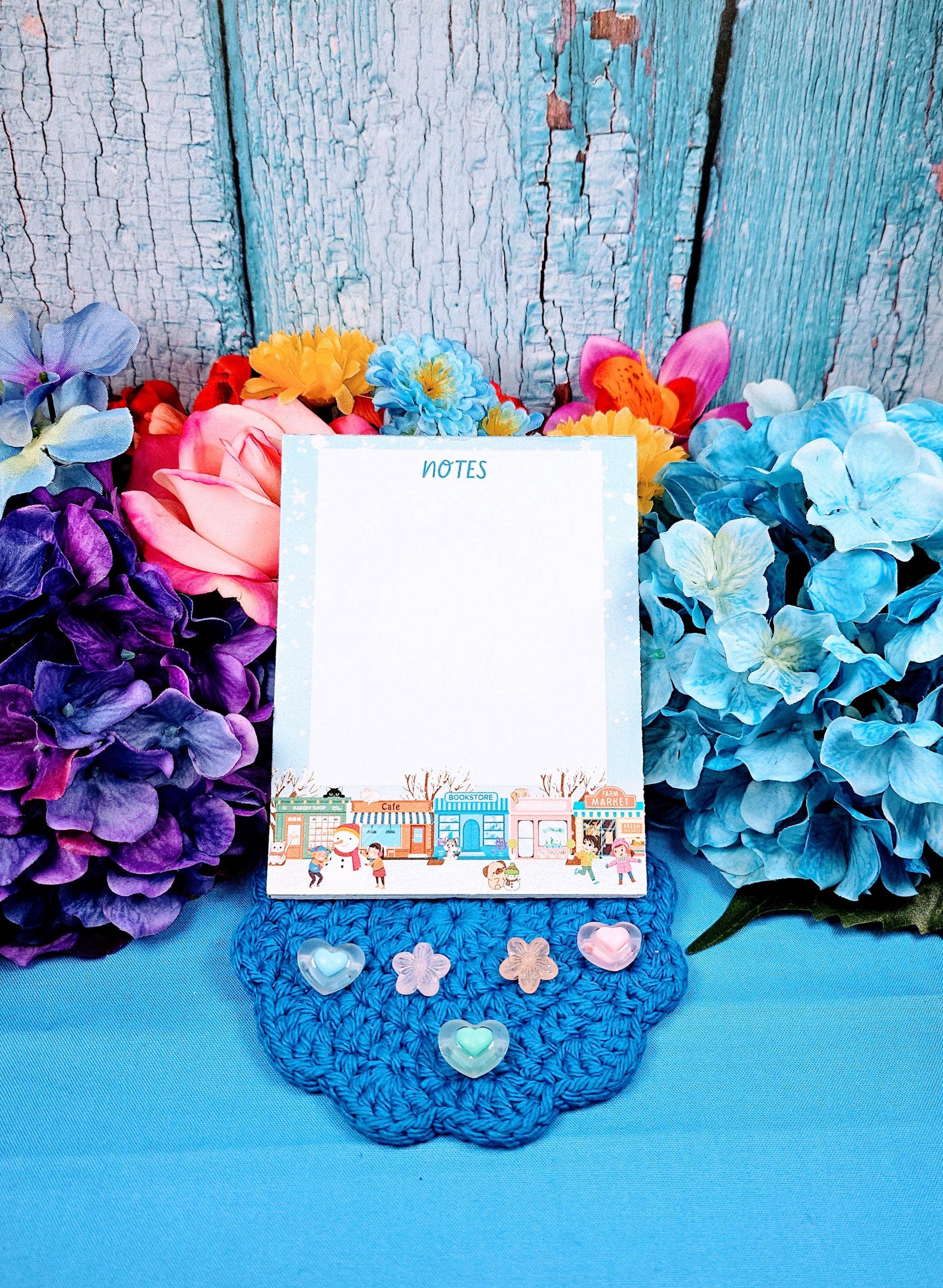 Autumnmist Boutique - Wholesale Notepad - Main Street Winter Edition Notepad 4.25" x 5.5"1