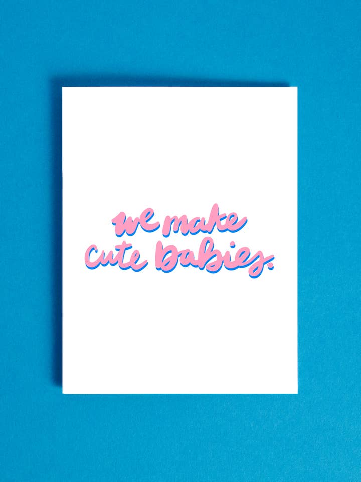 Tarjeta de bebé lindo para venta al por mayor de Smitches