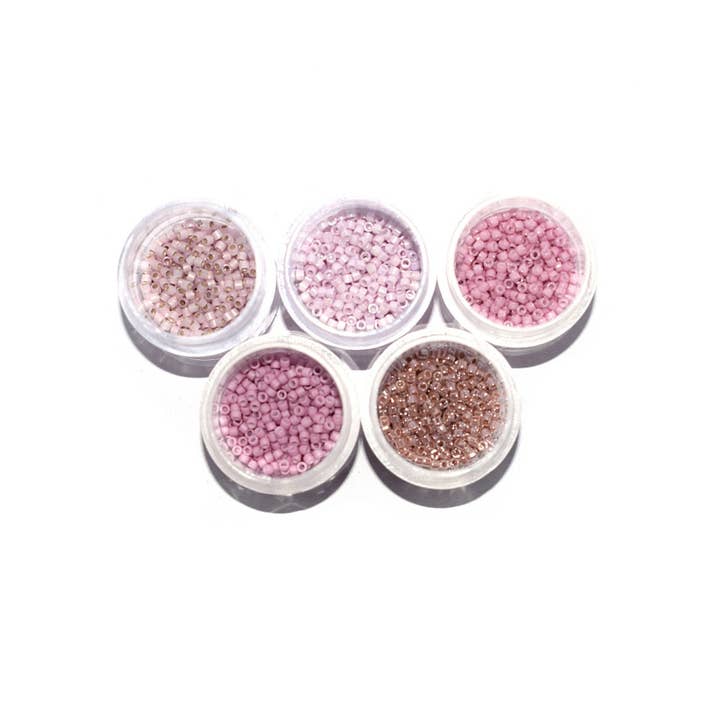Fais-le toi-même - Wholesale Beads - Assortment Miyuki Delica 11/0 “Life in Pink”