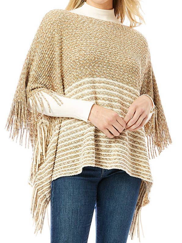 Soft Chenille Top with Fringe for wholesale by Hana