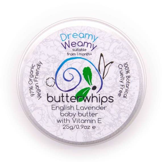 Dreamy Weamy - Organic Whipped Shea Butter with Lavender 25g for wholesale by Butterwhips Ltd