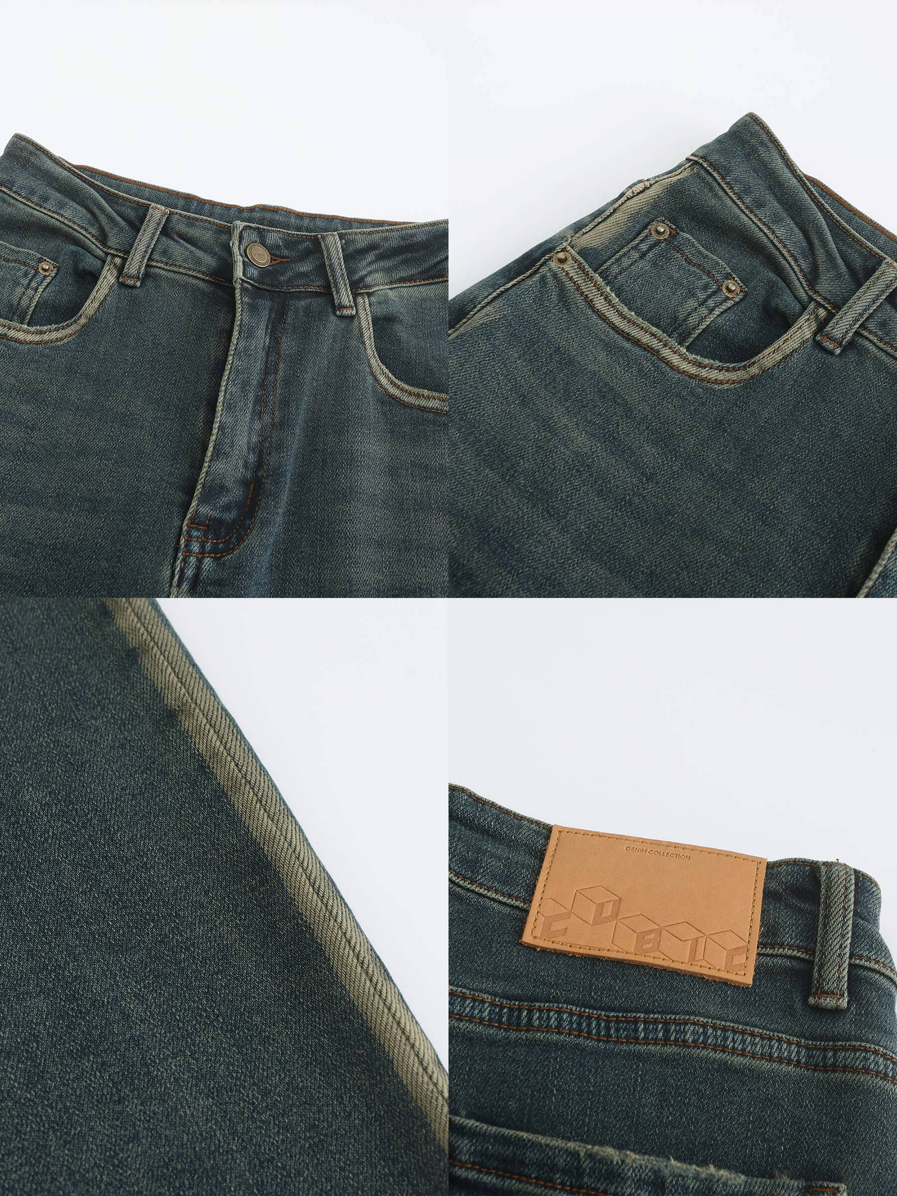 CUBIC - Wholesale Jeans - Women's - Vintage Bronze Wash Dark Jeans2