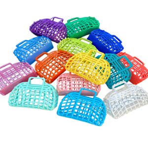 Jelly Mix Sparkle Plastic Bracelet Clips (6pcs)