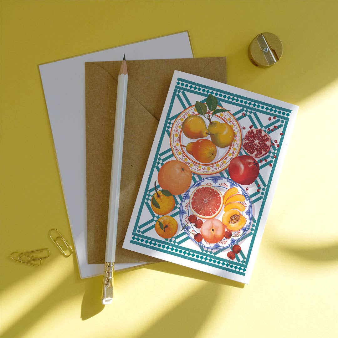 Printer Johnson Ltd - Wholesale Everyday Greeting Card - Tablescape - Fruits | Everyday greetings card1