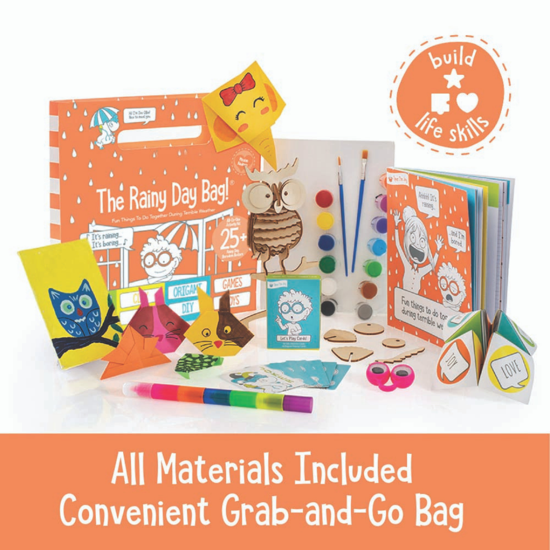 Open The Joy - Venta al por mayor Kit de manualidades - Niños - Bolsa de día lluvioso — Kit de actividades todo en uno1