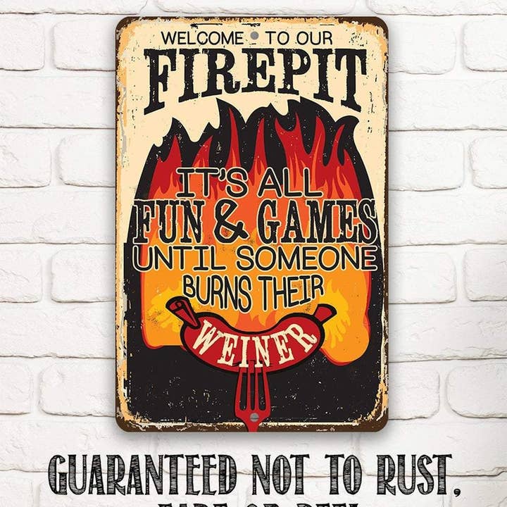 Lone Star Art Metal Signs - Wholesale Sign - It's All Fun and Games - Metal Sign1