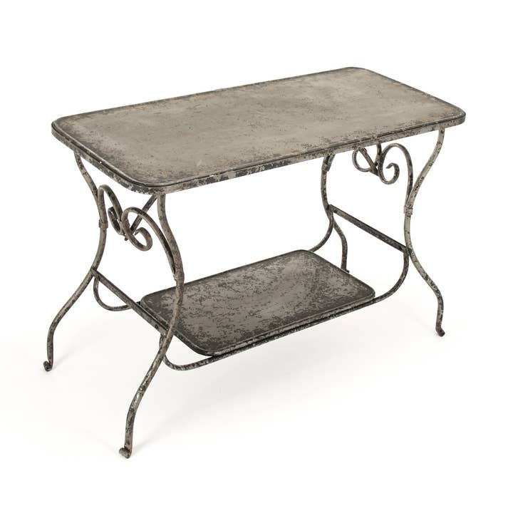 Rustic Metal Table / Console for wholesale by Zentique Inc.