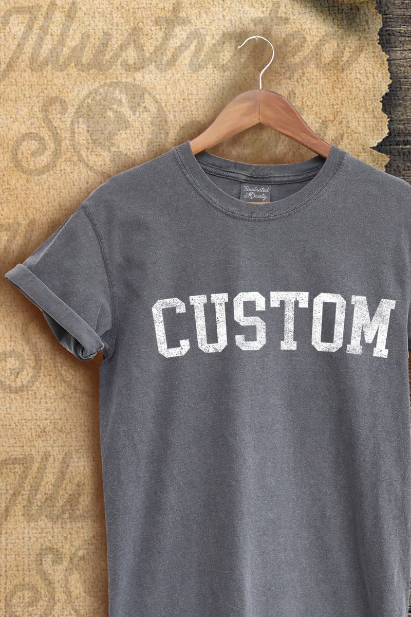 Illustrated Society - Wholesale Screen Printed T-Shirt - Women's - CUSTOM VINTAGE GRAPHIC TEE7