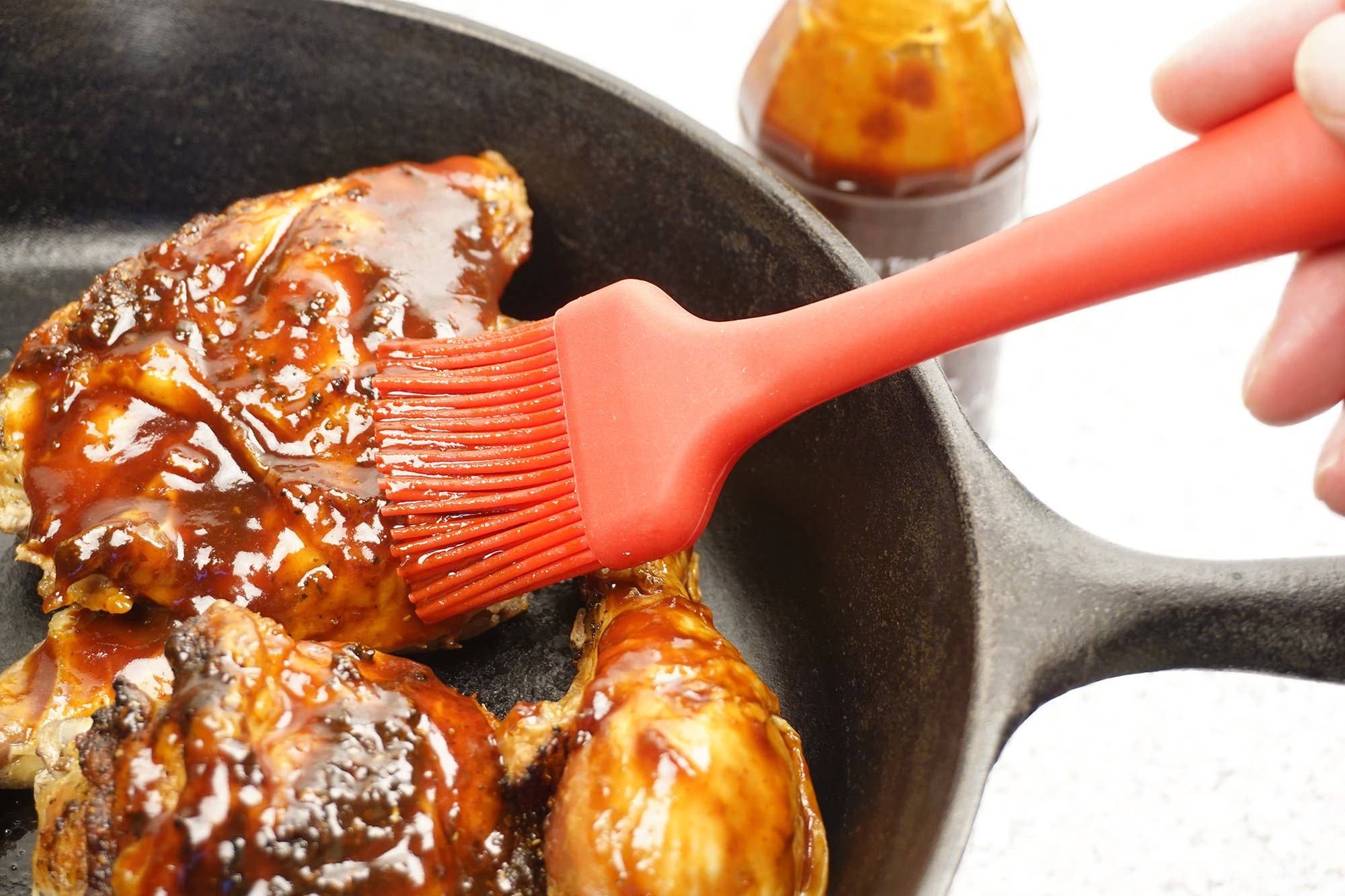 RSVP International - Wholesale Basting Brush - Silicone Basting Brush - Red4