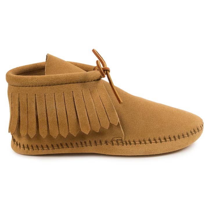 Minnetonka - Wholesale Booties - Women's - Women's Suede Classic Fringe Softsole Boot Bootie