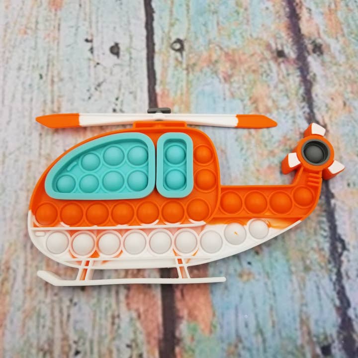 MIAS SHOP - Wholesale Fidget Toy - Kids - Transportation Pop Push Bubble Fidget Toy1