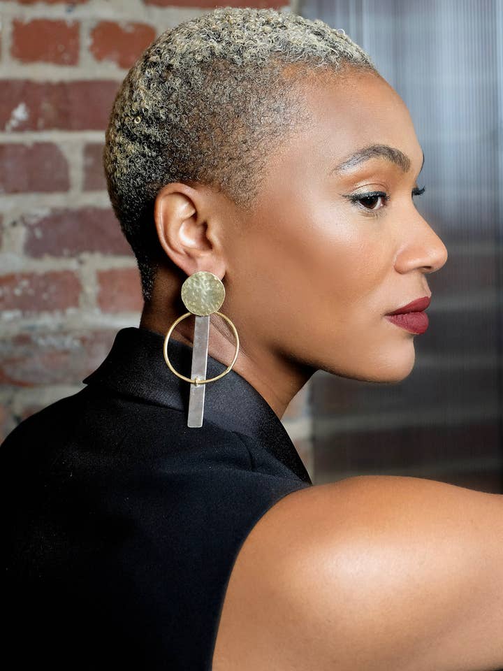 Pendant Earrings for wholesale by Statements by Habibi