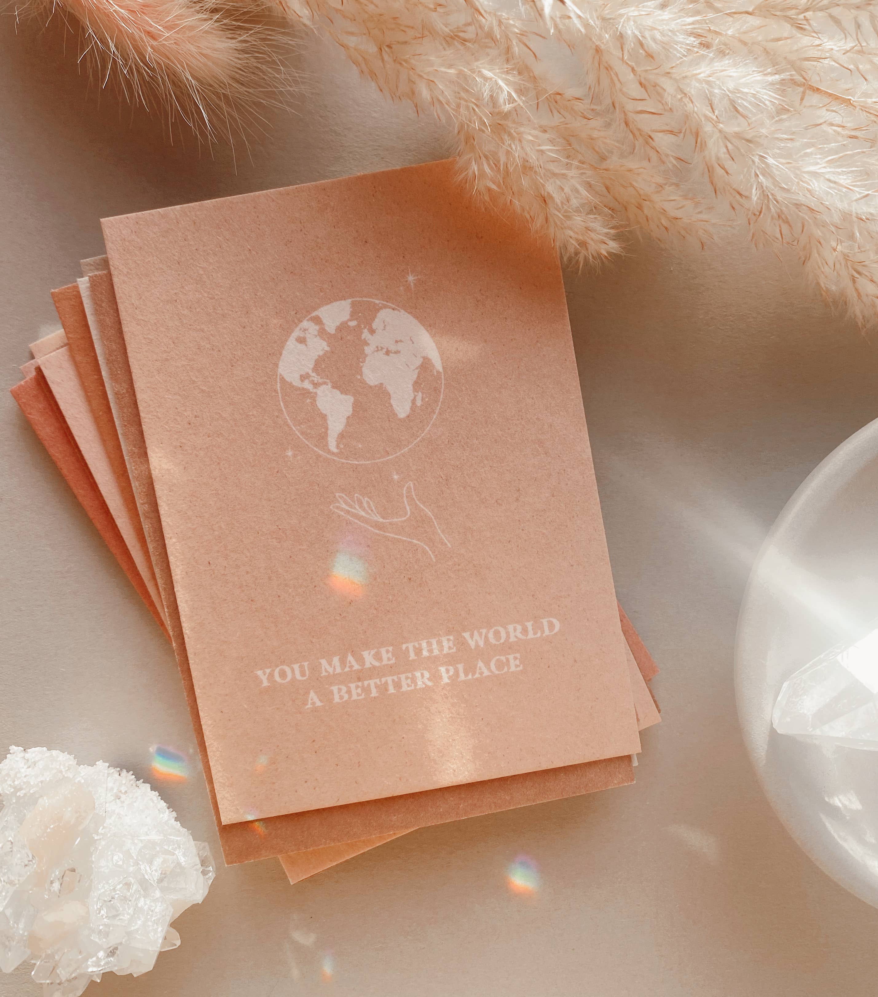 Anna Cosma - Wholesale Stationery/Notecard Set - COSMIC AFFIRMATIONS - CARD SET - 17 CARDS IN A SET - ORACLE 7