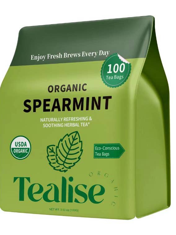 (100 sachets de thé) Menthe verte biologique pour la vente par Tealise