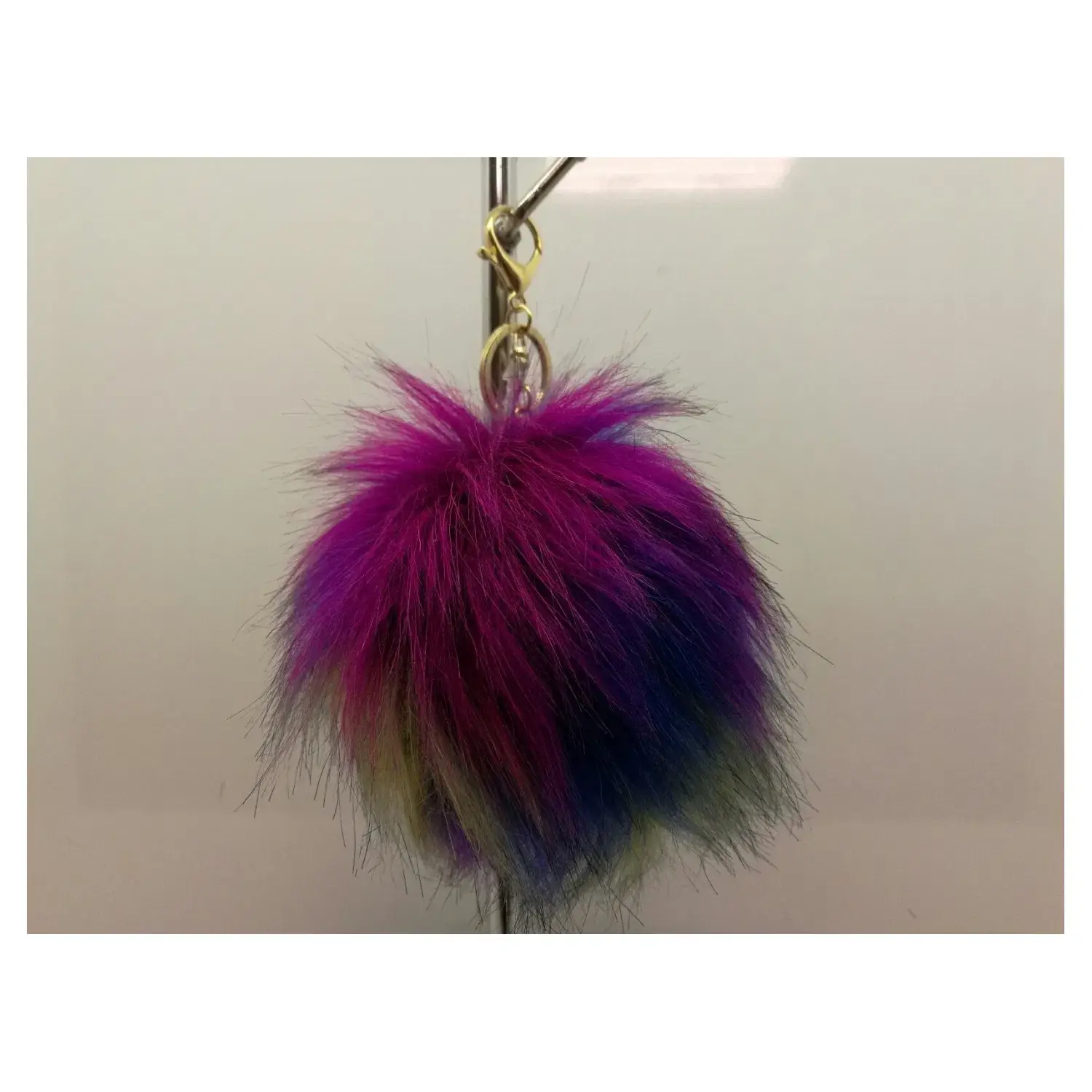 Superbia – wholesale Keychain – Women's – Fluffy Pom Pom Key Ring / Bag Charm 4