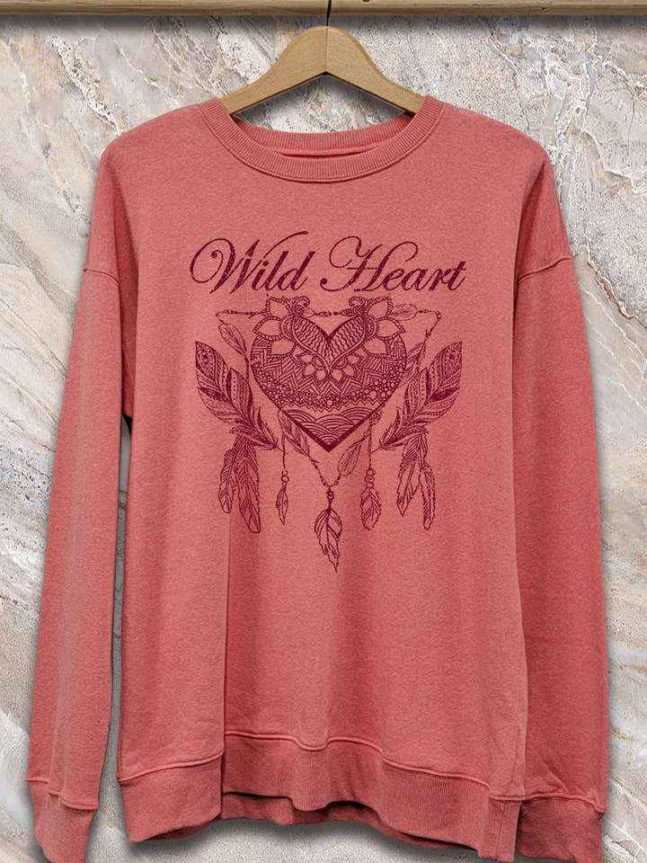 SPT-SS-219_Wild Heart - Chandail à capuchon pour la vente par SP Tops, Inc.