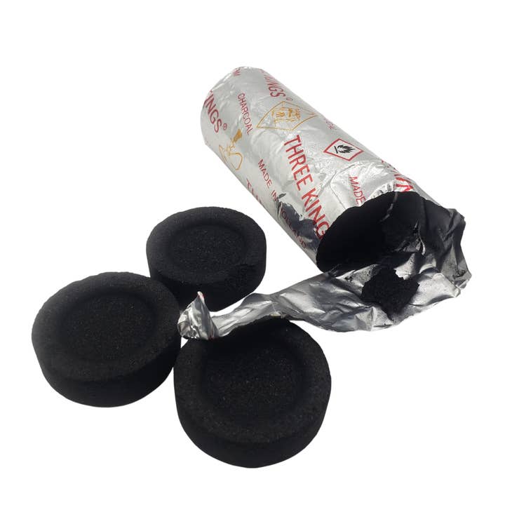 Botanica Luz Del Dia Inc - Vendita all'ingrosso Incensi - Scatola di bricchette a carbone Three Kings (in carbonio), confezione da 100 pezzi1