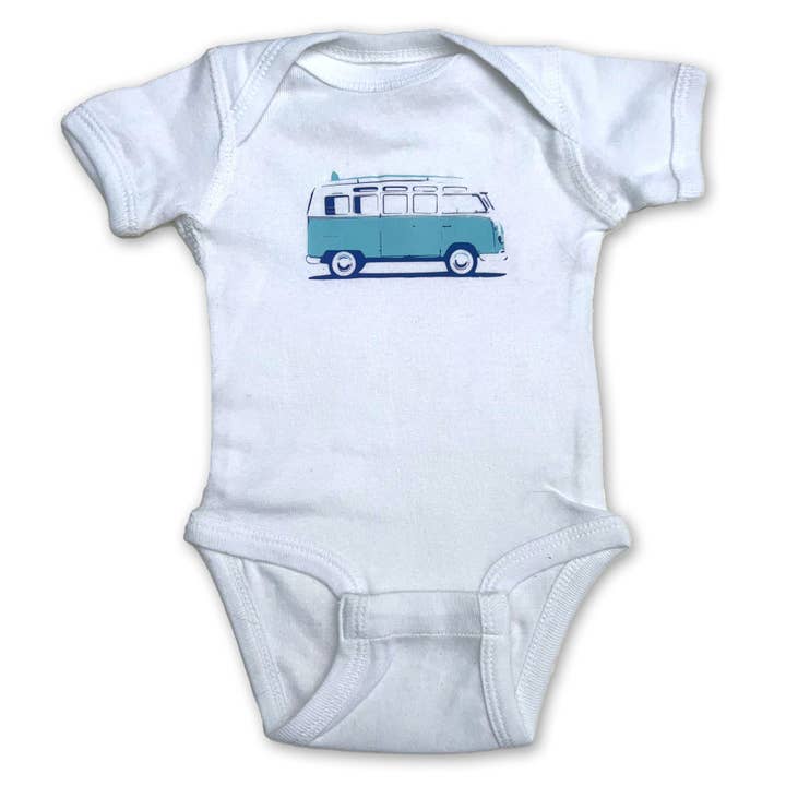 Sol Baby Aqua Surf Bus Bodysuit for wholesale by Sol Baby