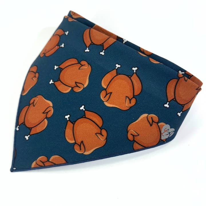 Chicken on Navy Bandana for wholesale by Legit Adorable Pets