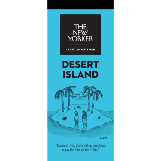 Nelson Line - Wholesale Notepad - DESERT ISLAND - NEW YORKER NOTEPAD