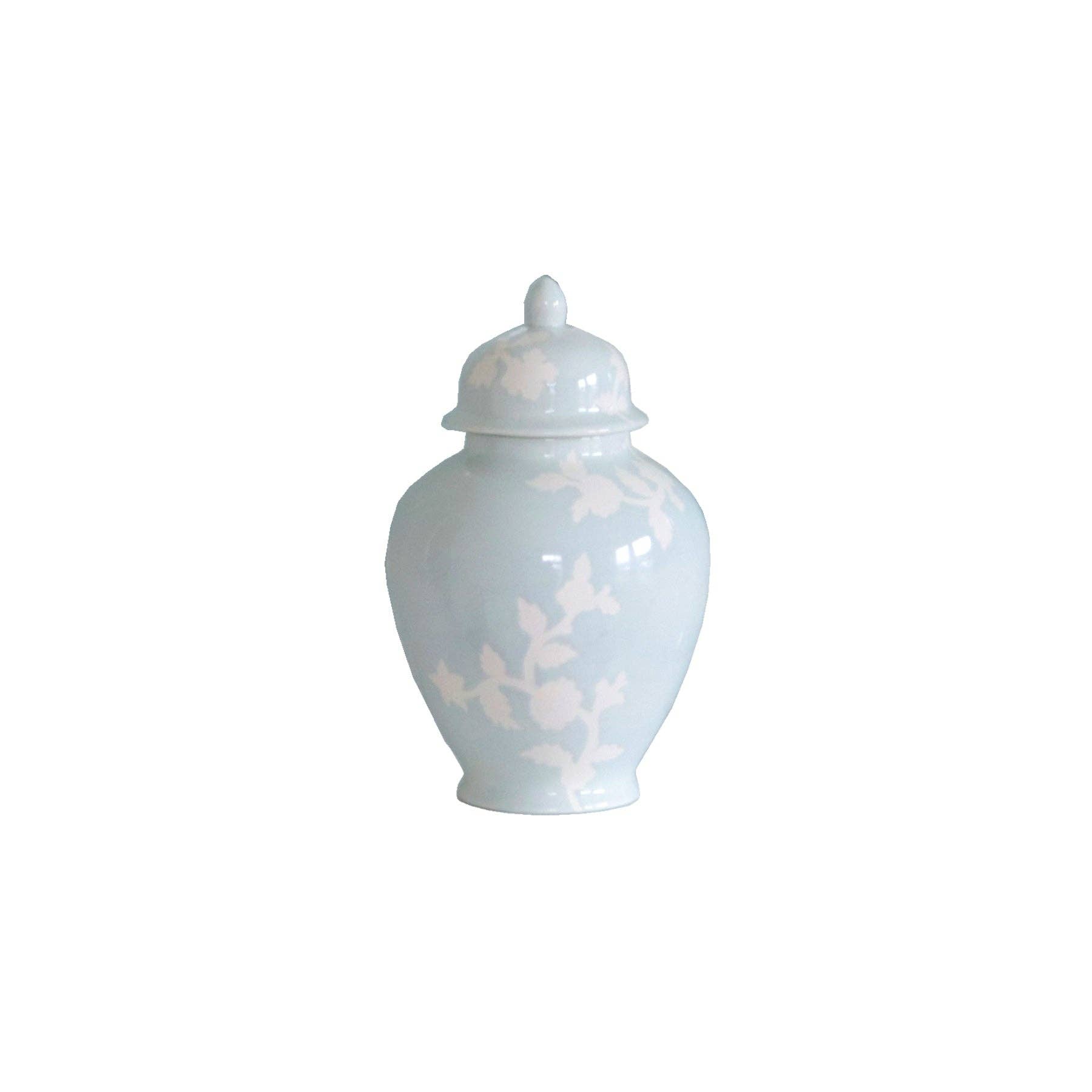 Lo Home | Ruby Clay - Wholesale Decorative Jar - Chinoiserie Dreams Ginger Jars in Hydrangea Light Blue0