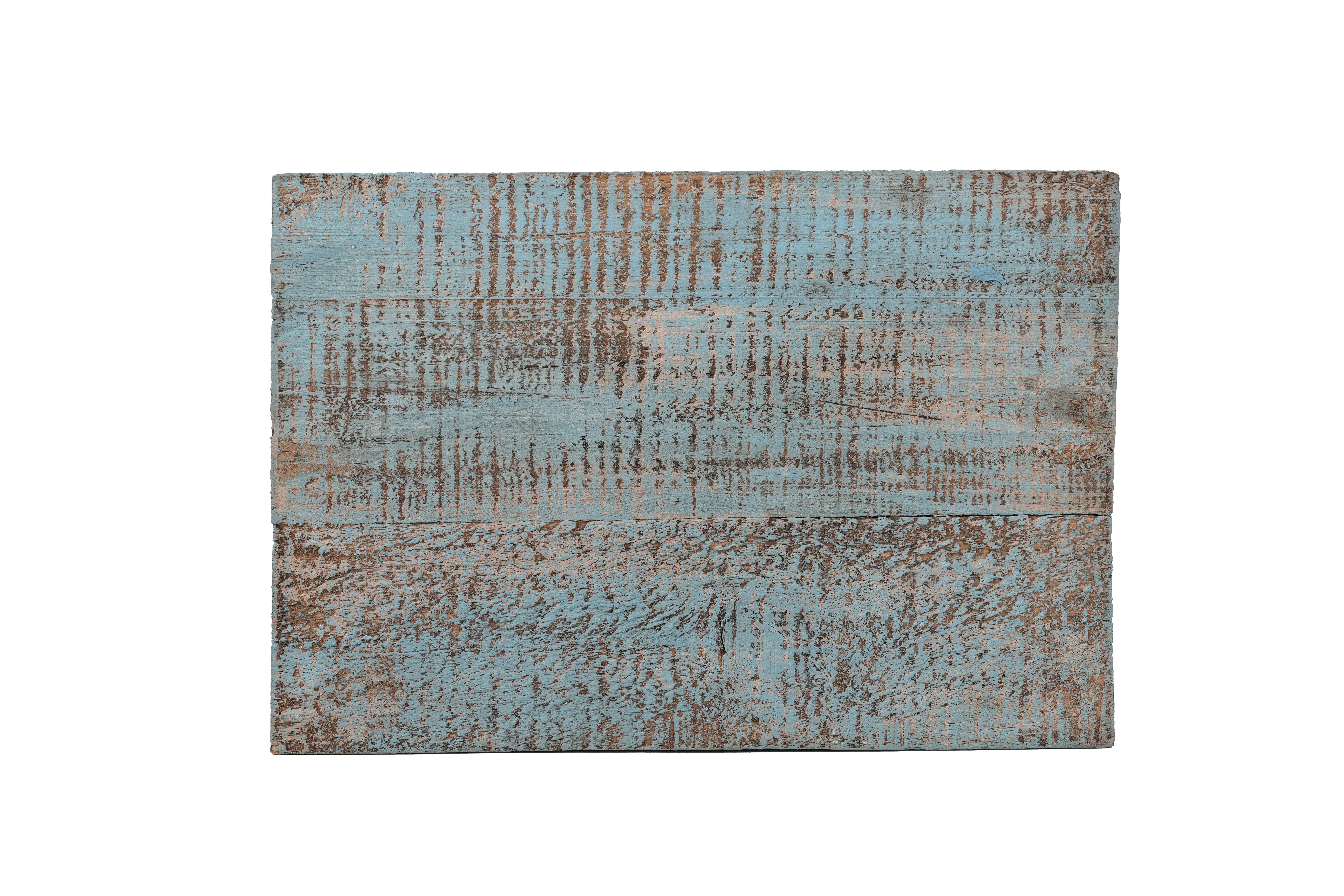 My Amigos Imports - Wholesale Decorative Tabletop Object - Dixon Table-Display-Reclaimed Wood-12x8x7-Turquoise-Dixon2