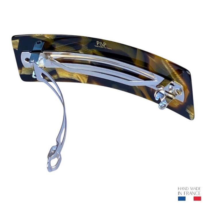 Pique et Pince - Wholesale Barrette - Women's - Hortance Golden Horn Hair Clip - Handmade in France3
