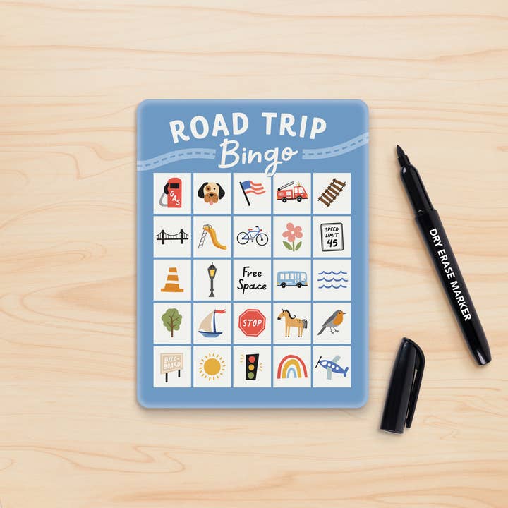 Road Trip Bingo Marker Board for wholesale by P. Graham Dunn