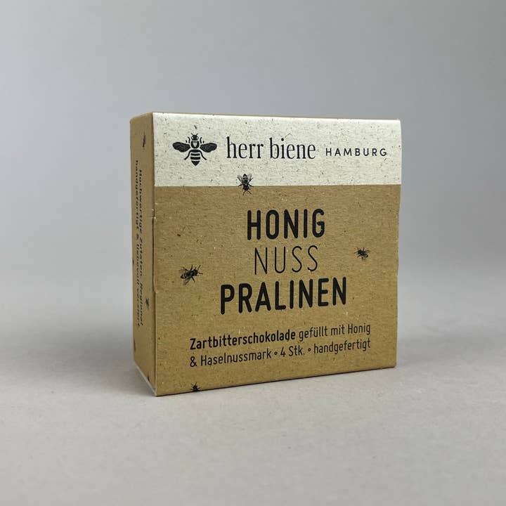 herr biene GmbH - Wholesale Chocolate Box - 4 honey pralines in 5 varieties1