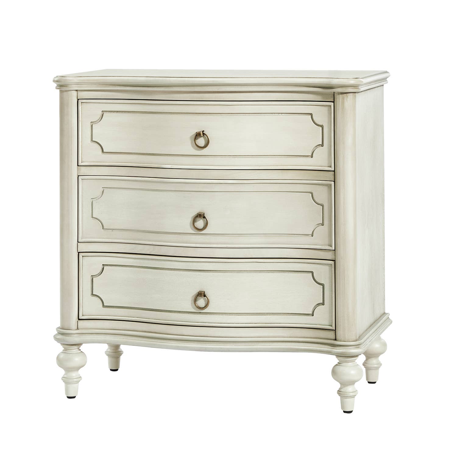 Karat Home - Wholesale Bedroom Furniture - Alois 3-Drawer Nightstand3