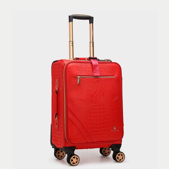 Tote&Carry - Wholesale Luggage - Apollo 2 Suitcase 2 Piece Set in Red10