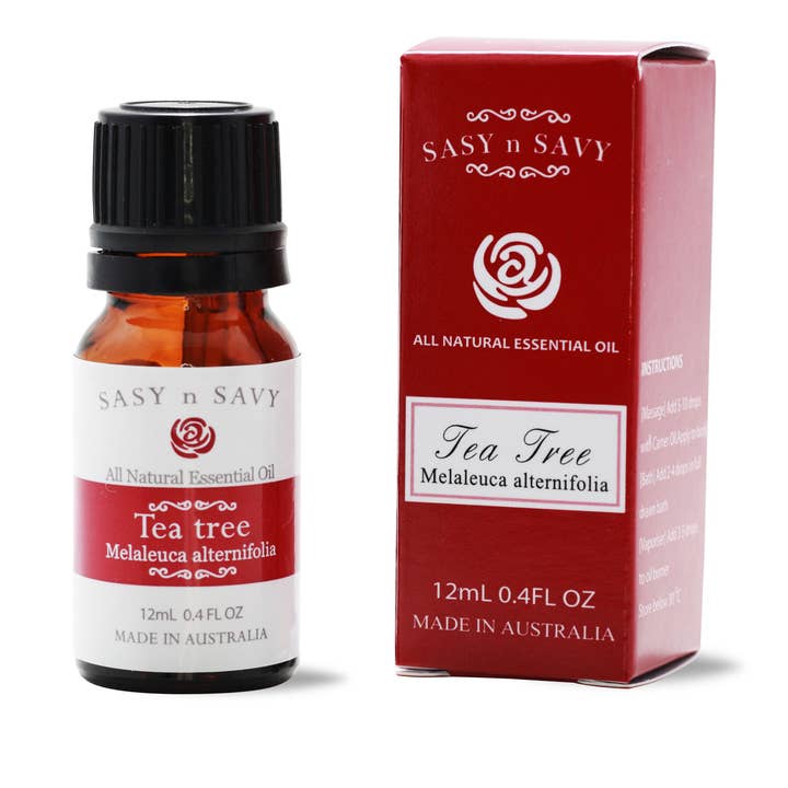 Albero del tè - Melaleuca Alternifolia - 12ml per la vendita all'ingrosso da parte di Sasy n Savy Pty Ltd
