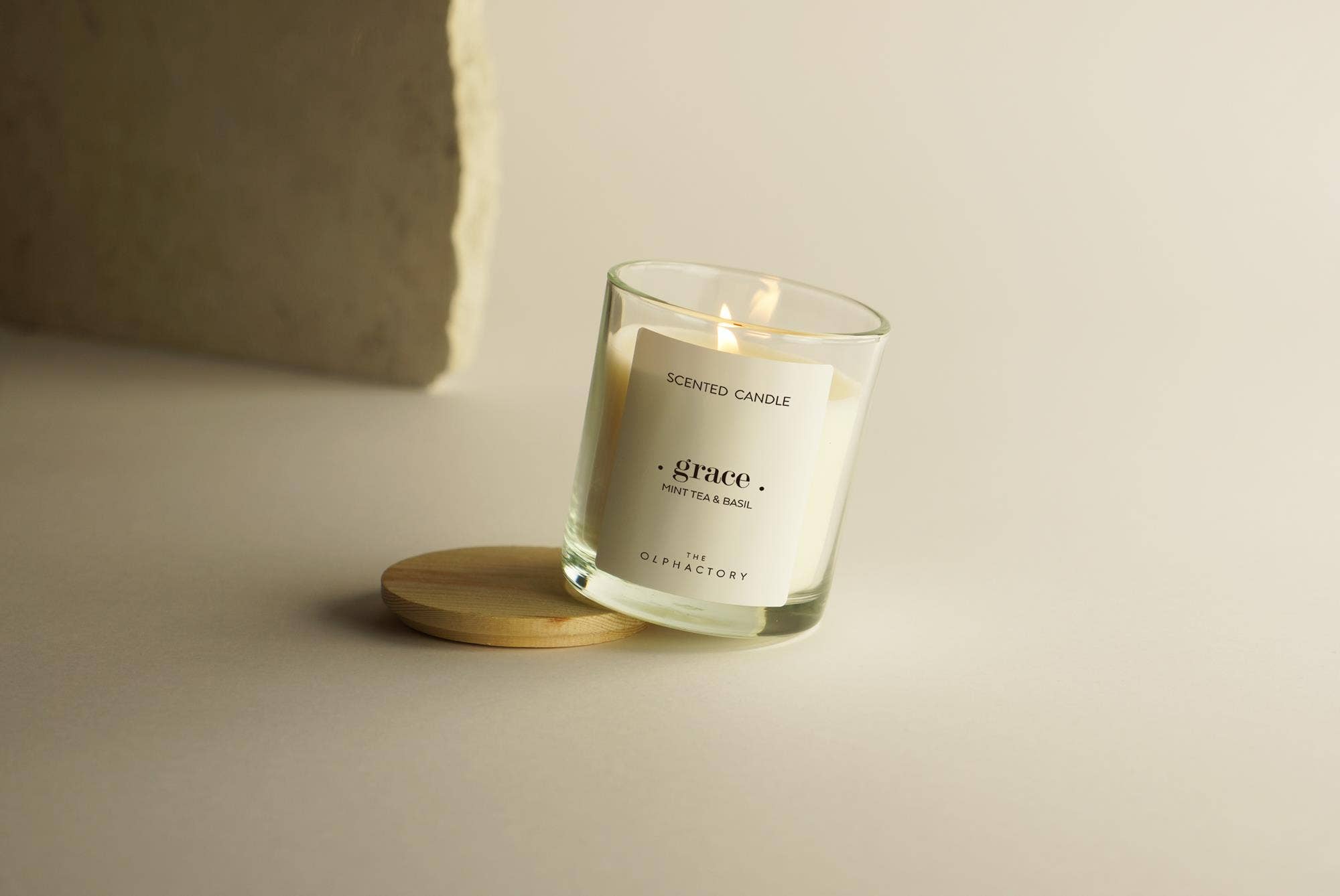 SEVENREEDS - Wholesale Jar/Filled Candle - THE OLPHACTORY MINT TEA & BASIL vegetable wax candle 200g3