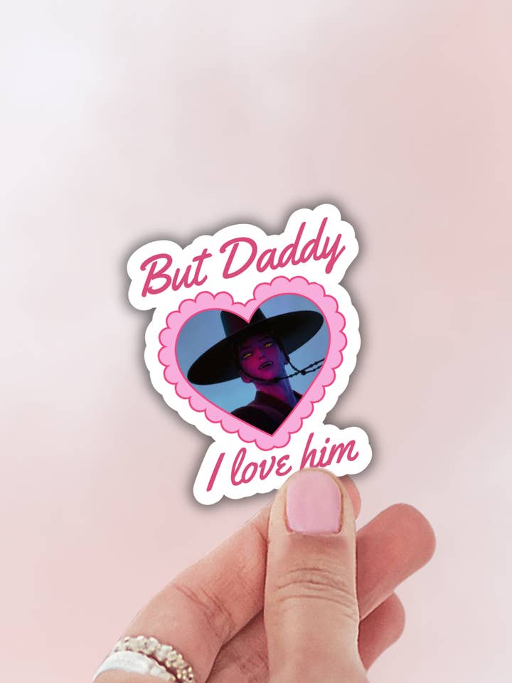 K-pop sticker, schattige kawaii demon laptopsticker voor wholesale door Lalatina Shop