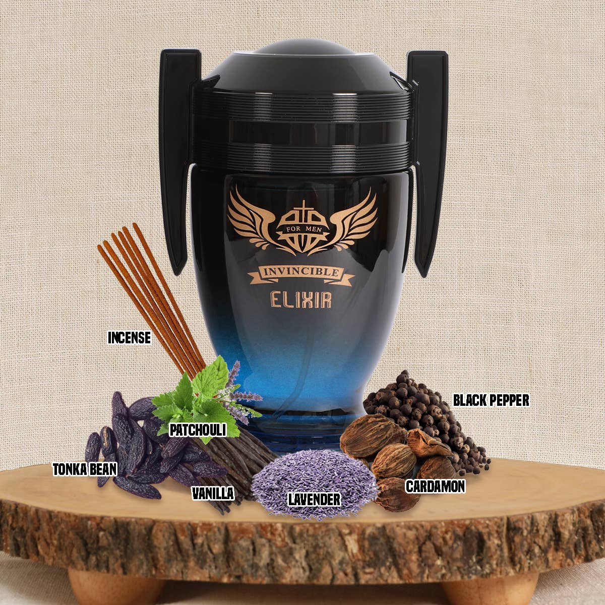 MYS Wholesale Inc - Wholesale Cologne Spray - Invincible Elixir Spray Cologne Eau De Parfum for Men1