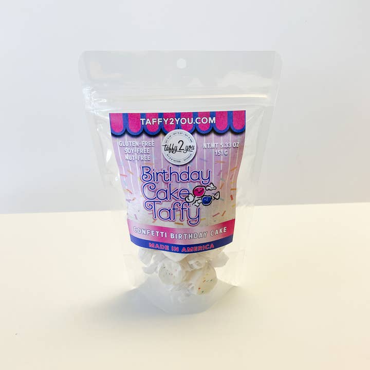 Birthday Cake Taffy for wholesale by Taffy2you
