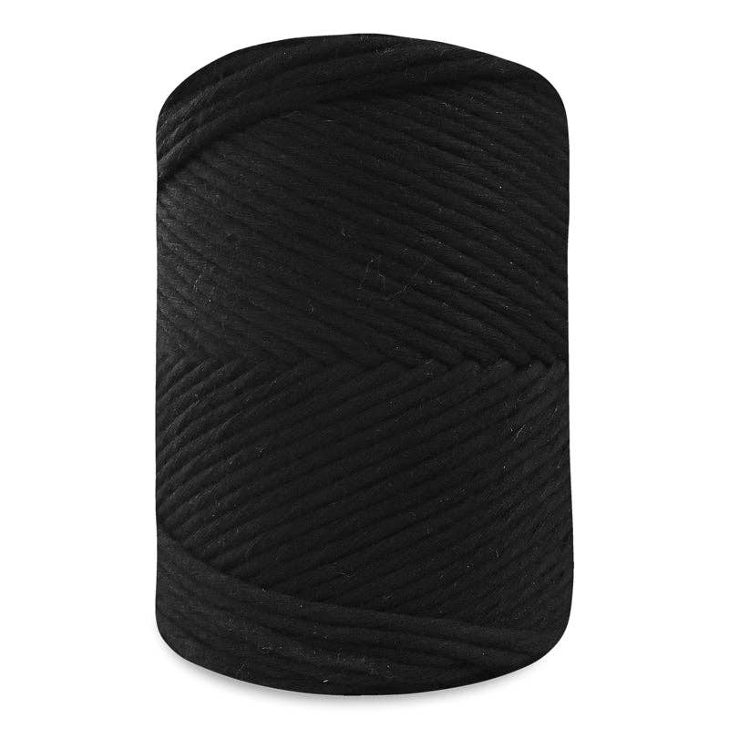 WelcomeYarn - Wholesale Yarn - Rustic Macramé Cotton Black0