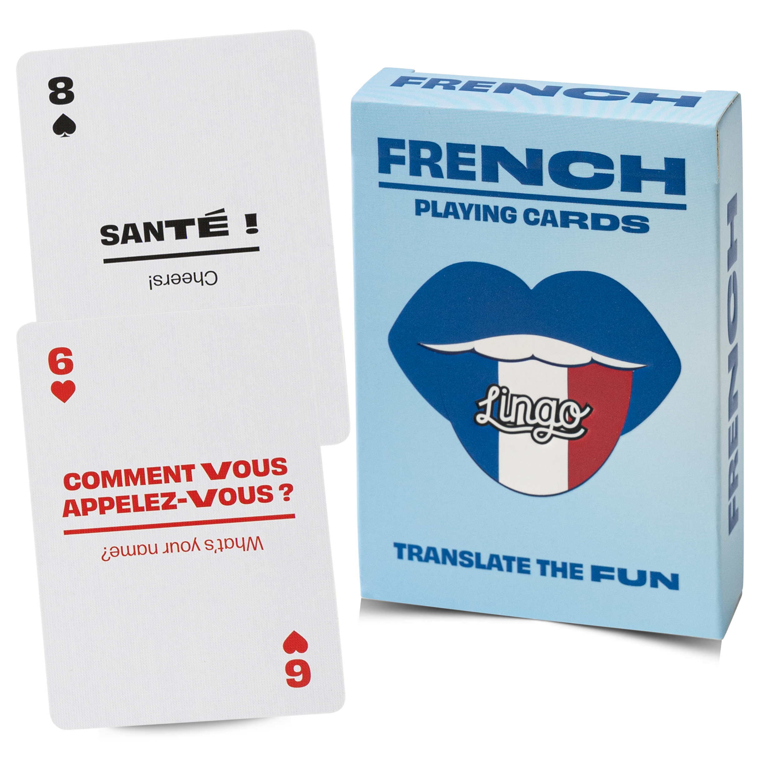 Lingo Playing Cards – wholesale Spelkort – Franska resespelkort1