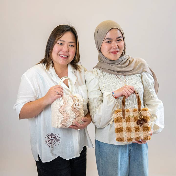 Craft Club - Wholesale DIY craft kit - ICED LATTE - Woven Bag Bundle2