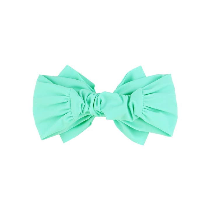 RuffleButts + RuggedButts - Wholesale Fashion Headband - Kids - Girls Island Blue Swim + Active Bow Headband
2