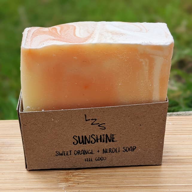 Sweet Orange + Neroli Soap - Cold Process Soap with Shea Butter for wholesale by La Zouch Soaps