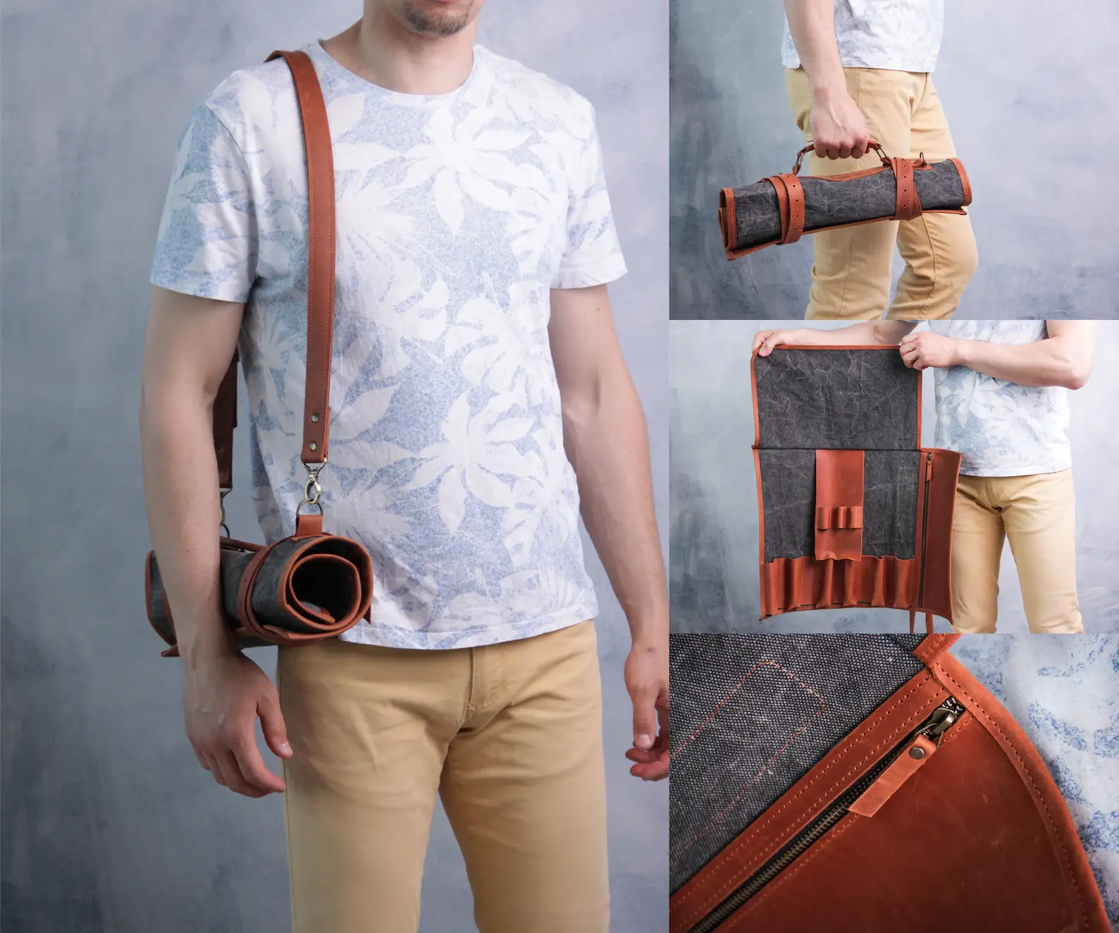 Pikore - Wholesale Kitchen Storage/Organizer - Canvas Chef Knife Roll1