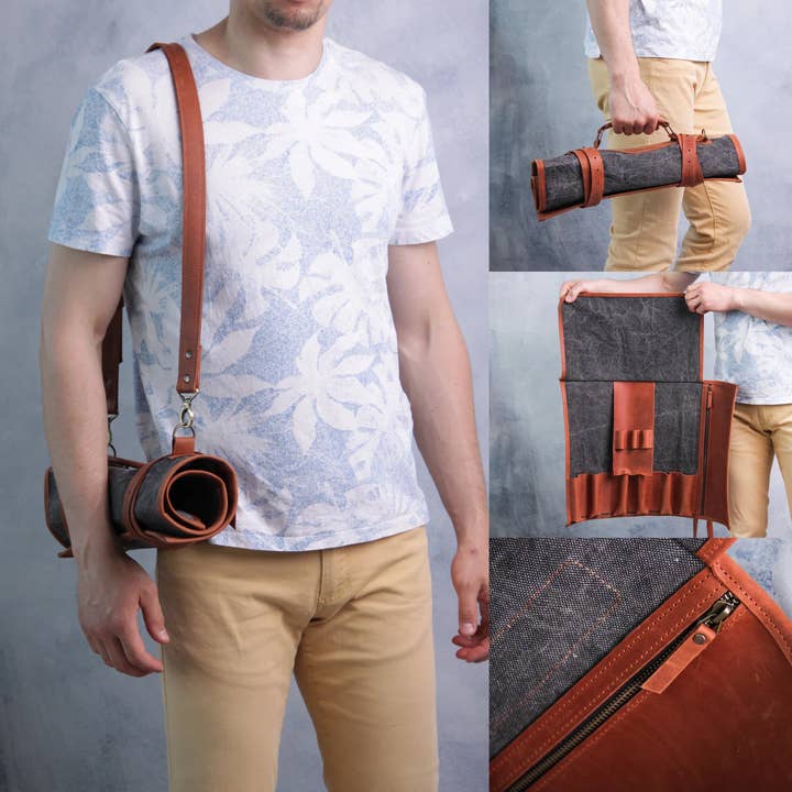 Pikore - Wholesale Kitchen Storage/Organizer - Canvas Chef Knife Roll1