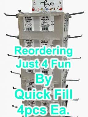 2 Pcs Each Style Just4Fun Quick Refill Reorder Program for wholesale by Thoughtful Little Angels