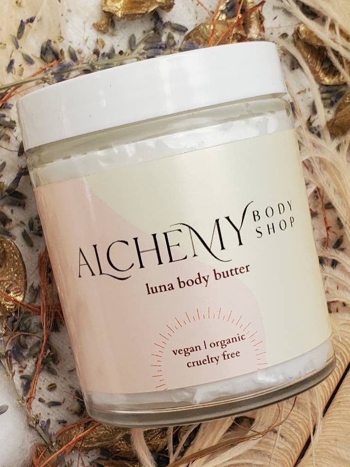 Beurre corporel fouetté Luna pour la vente par Alchemy Body Shop