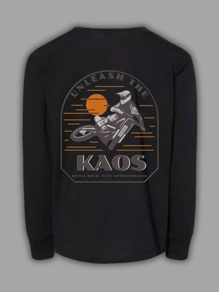 Scatena la Maglia a Maniche Lunghe Kaos per la vendita all'ingrosso da parte di Komplete Kaos