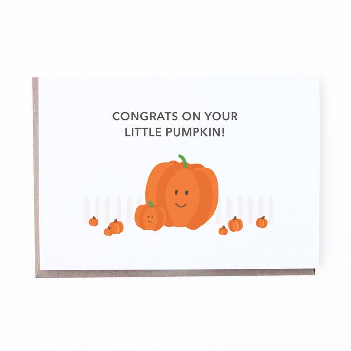 Congrats On Your Little Pumpkin! for wholesale by Design Missions Co.