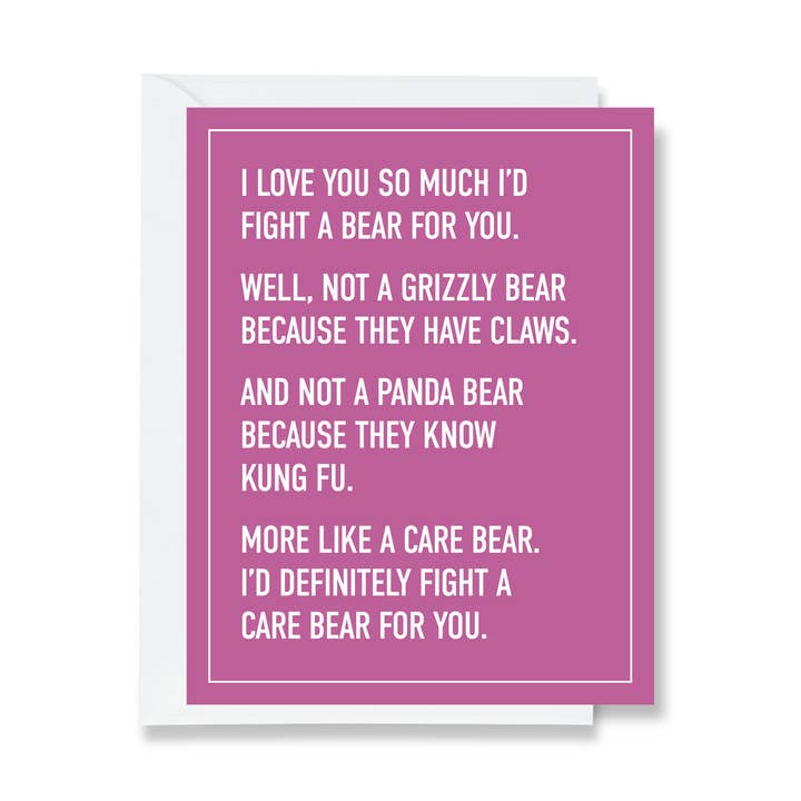 carte drôle d'amour/d'anniversaire/pour toute occasion | je t'aime tellement pour la vente par Ink & Attitude Stationery Company LLC